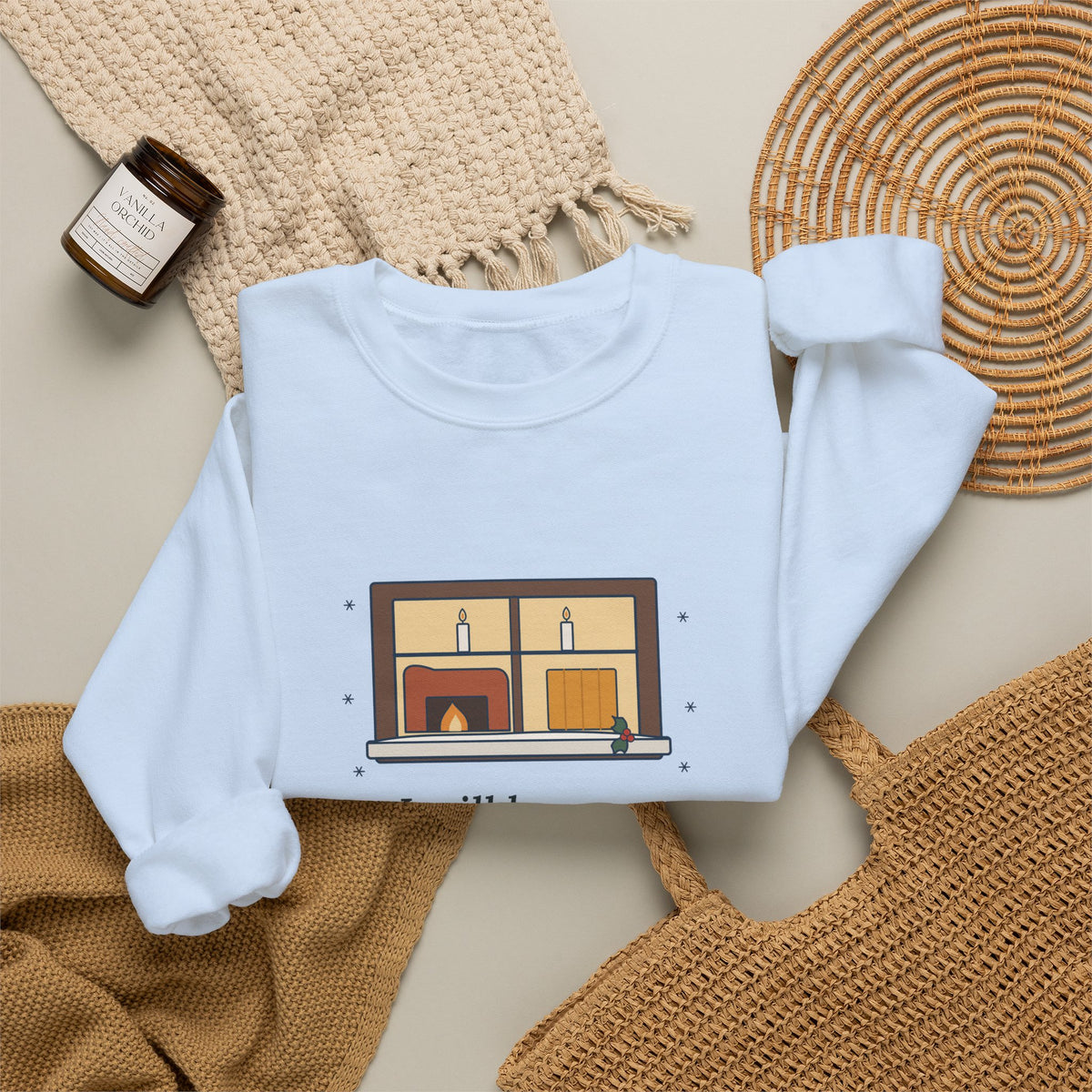 I Will Honour Christmas in My Heart Sweatshirt, Christmas Dickens Quote Crewneck with Candlelit Window