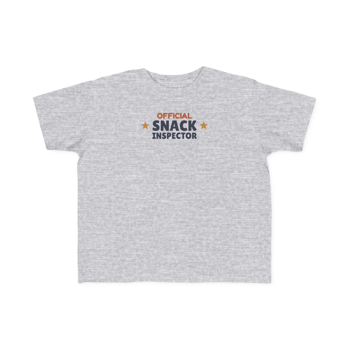 Official Snack Inspector Toddler T-Shirt, Funny Snack Lover Kid Tee