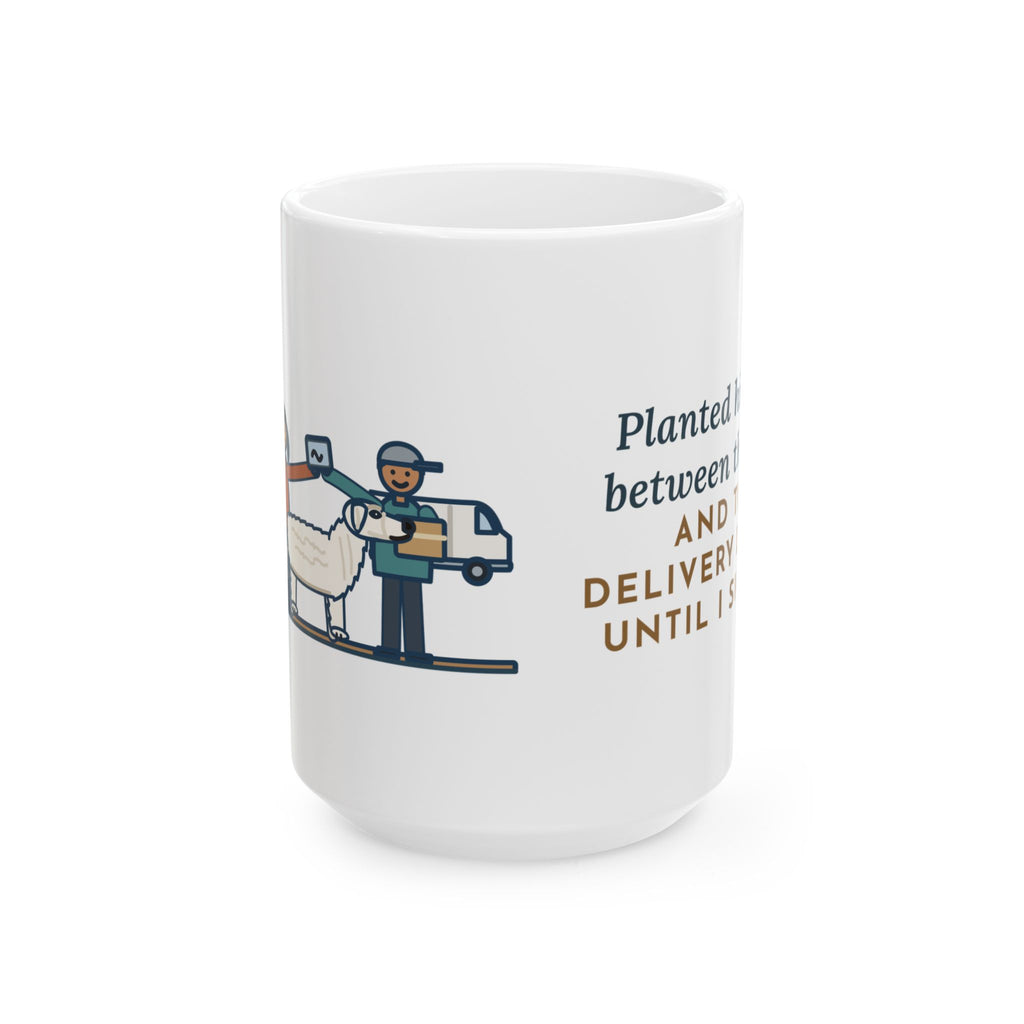 Large Kuvasz Mug 15oz - Watched Over the Kids While I Signed for the Package