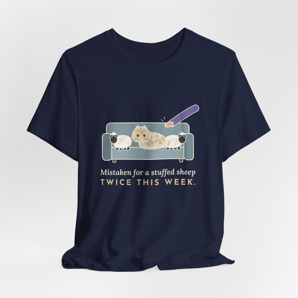Selkirk Rex Cat T-Shirt - Mistaken for a Stuffed Sheep Twice This Week