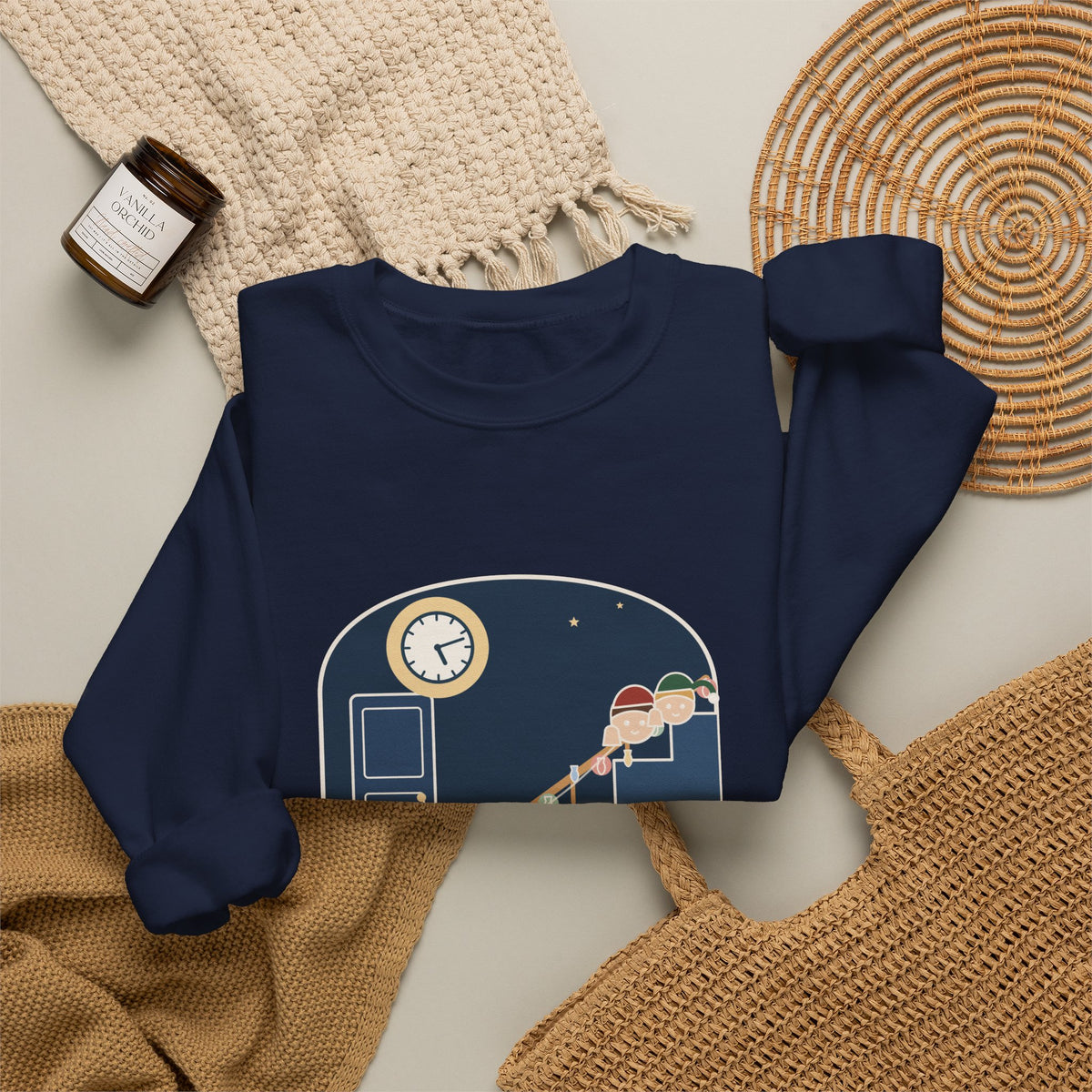 Christmas Morning Crewneck Sweatshirt - Christmas Starts at Six. Not 5:12.