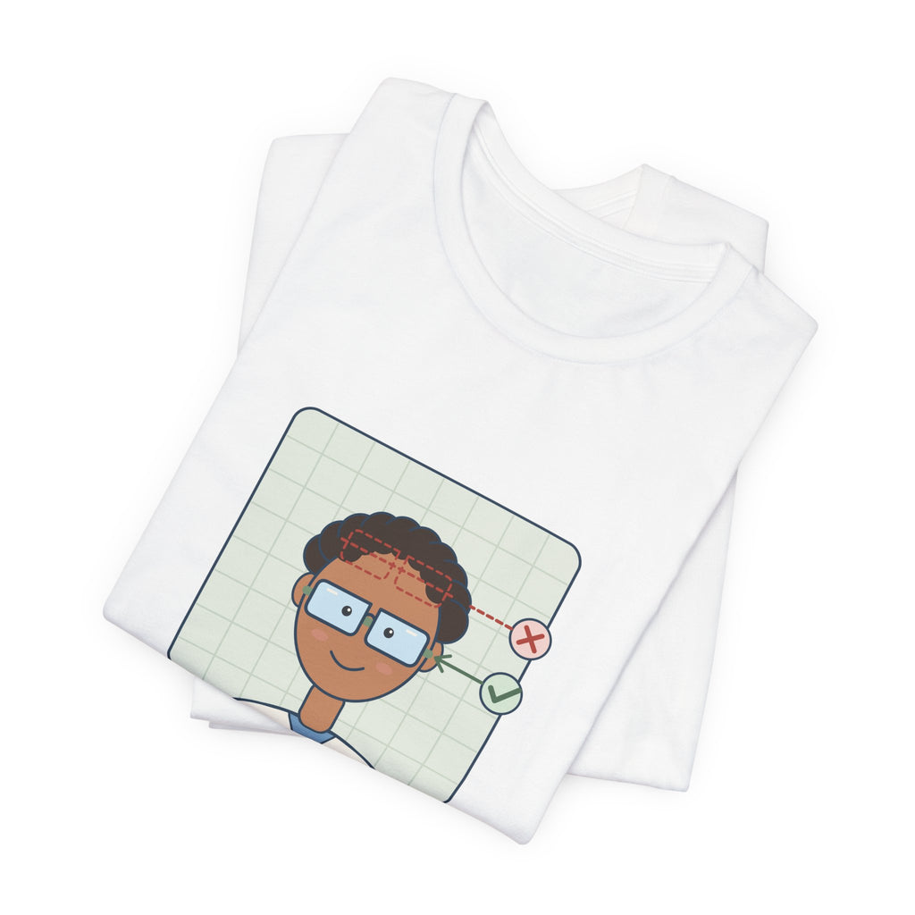 Science Teacher T-Shirt - Goggles Go on Your Eyes, Not Your Forehead Lab Teacher Tee