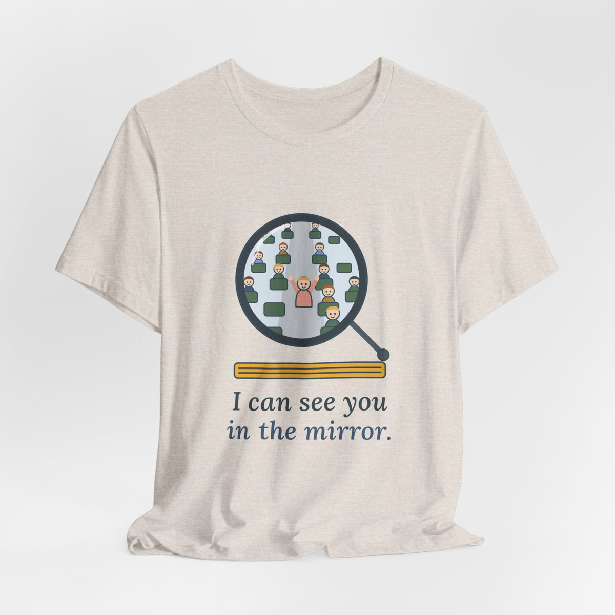 School Bus Driver T-Shirt - I Can See You in the Mirror Funny Bus Driver Tee