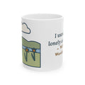 Wordsworth Quote Mug, I Wandered Lonely as a Cloud, Spring Daffodil Meadow Coffee Mug 11oz