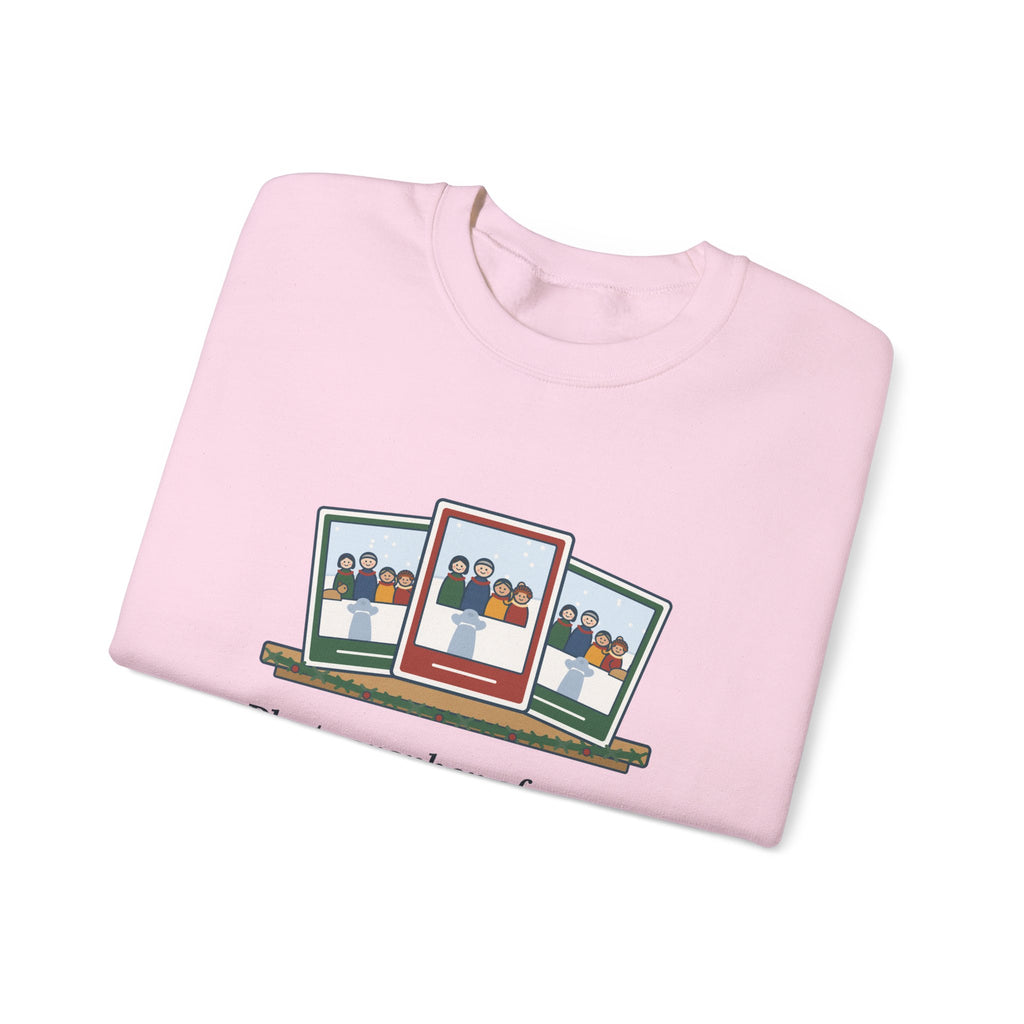 Family Photographer Crewneck Sweatshirt - Photographer of Every Christmas Card, Not in One