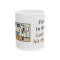 First One in the Gym. Last One to Hit the Lights. Mug, Basketball Quote Coffee Mug 11oz, Late Free Throw