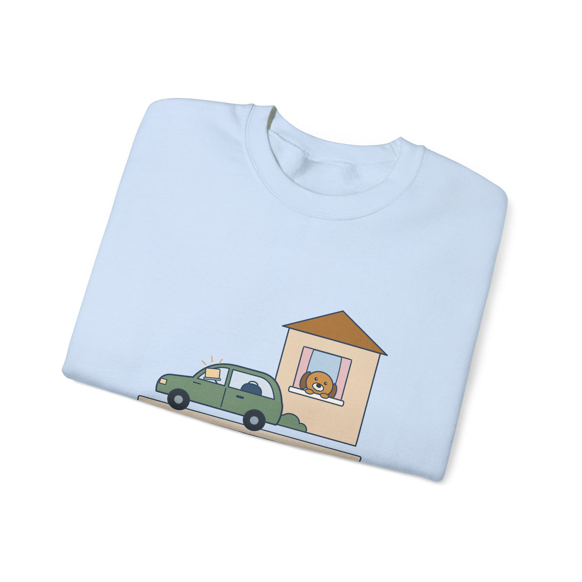 Home Health Nurse Crewneck Sweatshirt - Charting from the Driveway Visiting Nurse Gift