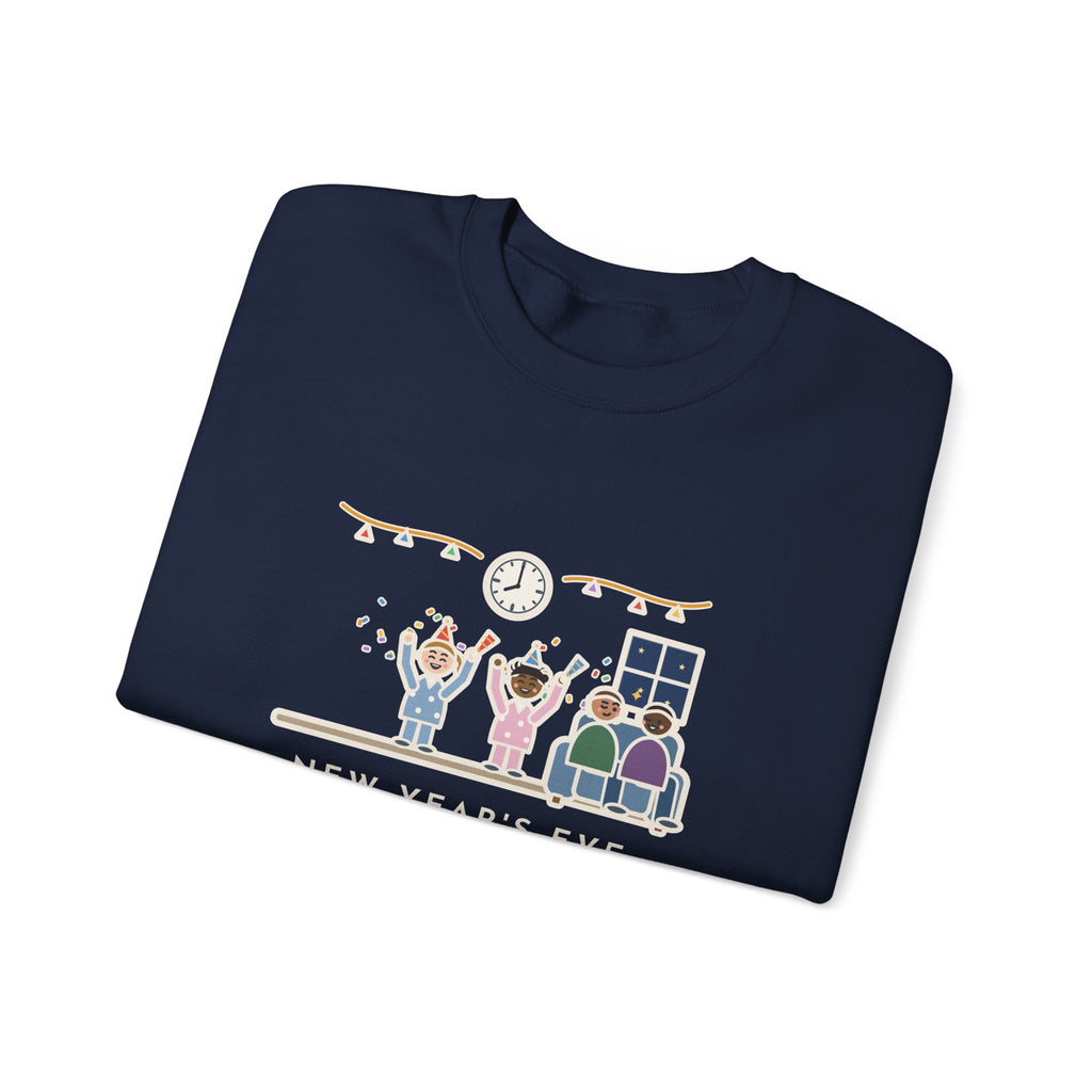 New Year's Eve Sweatshirt, With Little Kids, Counted Down at 8:00 and Called It Midnight, Funny Early Countdown Crewneck