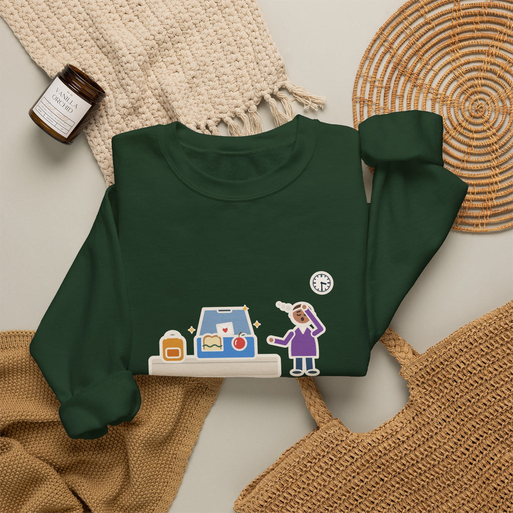 School Lunch Sweatshirt, Packed a Lunch with a Sweet Note, Both Came Home Untouched, Funny Lunchbox Return Crewneck