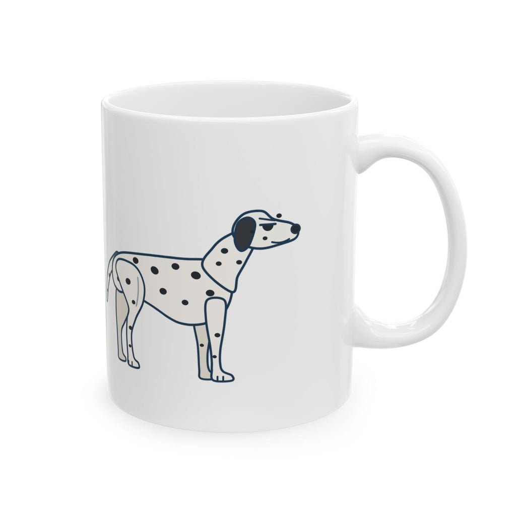 Dalmatian Coffee Mug - Sheds in Both Colors. Dalmatian Owner Gift Mug