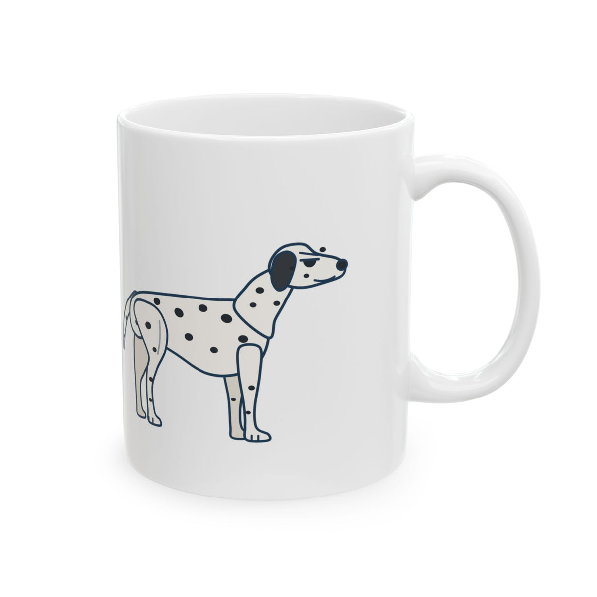 Dalmatian Coffee Mug - Sheds in Both Colors. Dalmatian Owner Gift Mug