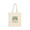 A Thing of Beauty Is a Joy Forever Tote Bag, Nature John Keats Quote Tote with Wildflower Jar