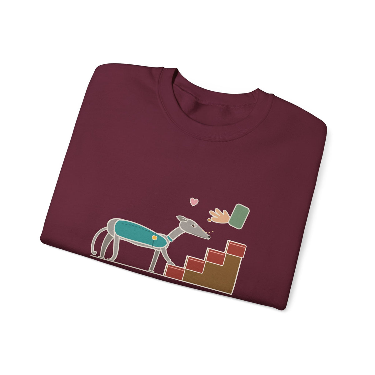 Greyhound Crewneck Sweatshirt - Retired Racer. Stairs Are the New Event. Adopter Gift