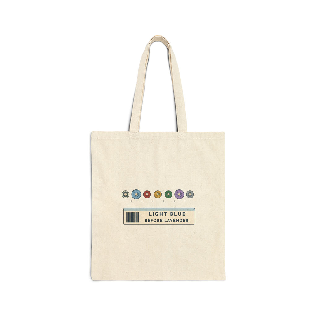 Phlebotomist Tote Bag - Light Blue Before Lavender Lab Week Gift Tote