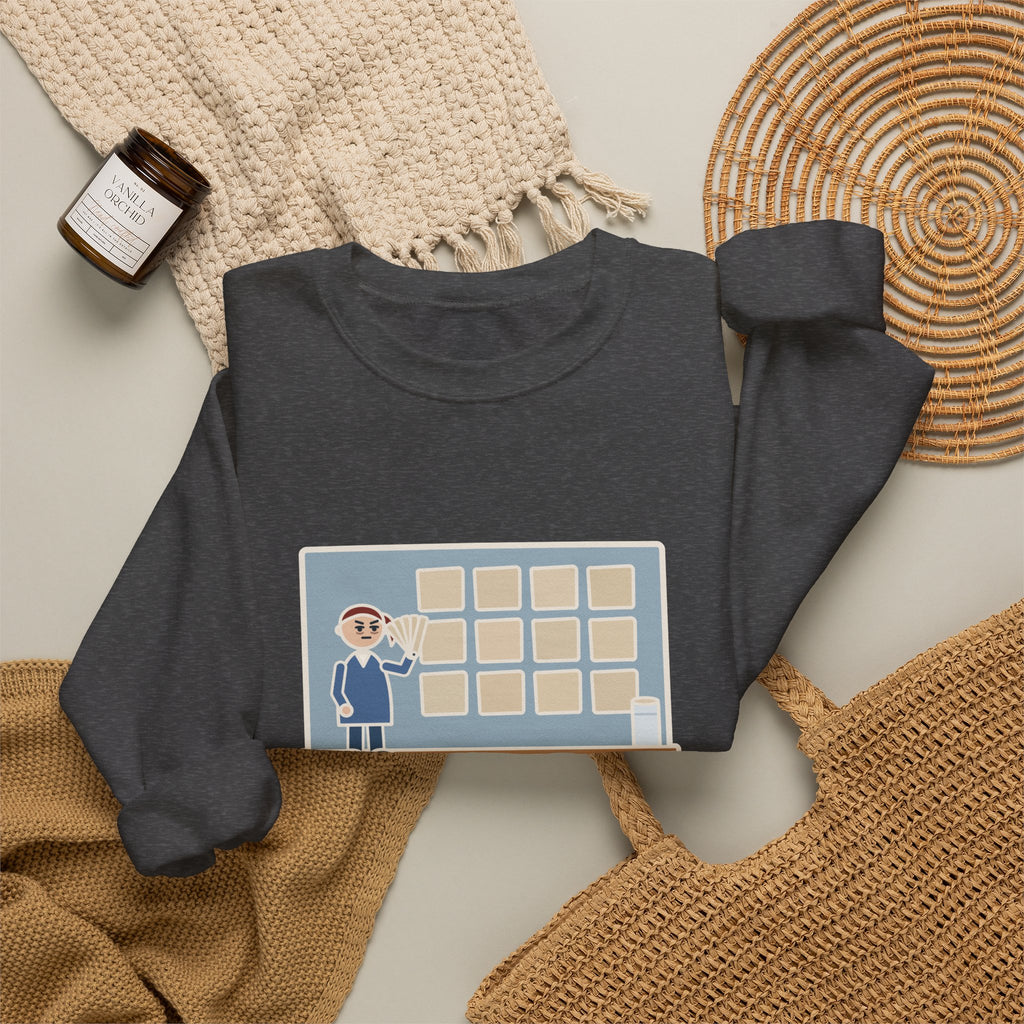 Paint Color Sweatshirt, Spent an Hour Picking One, All Twelve Samples Were Beige, Funny Sample Wall Crewneck