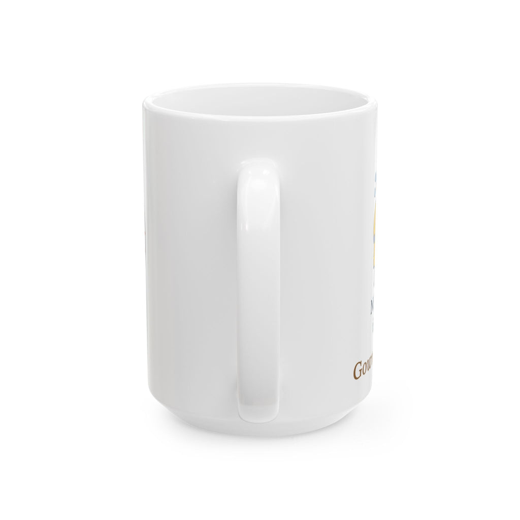 Large Burn Nurse Coffee Mug 15oz - Ninety Degrees in the Room. Gowned Up Anyway.