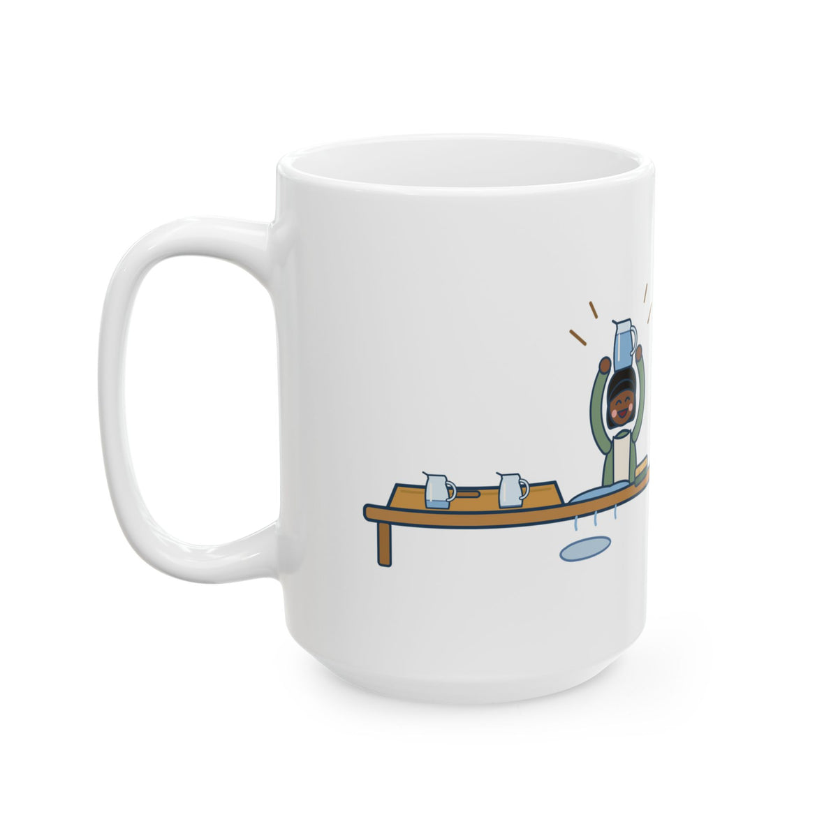 Large 15oz Montessori Guide Mug - Pitcher, Puddle and One Very Proud Kid