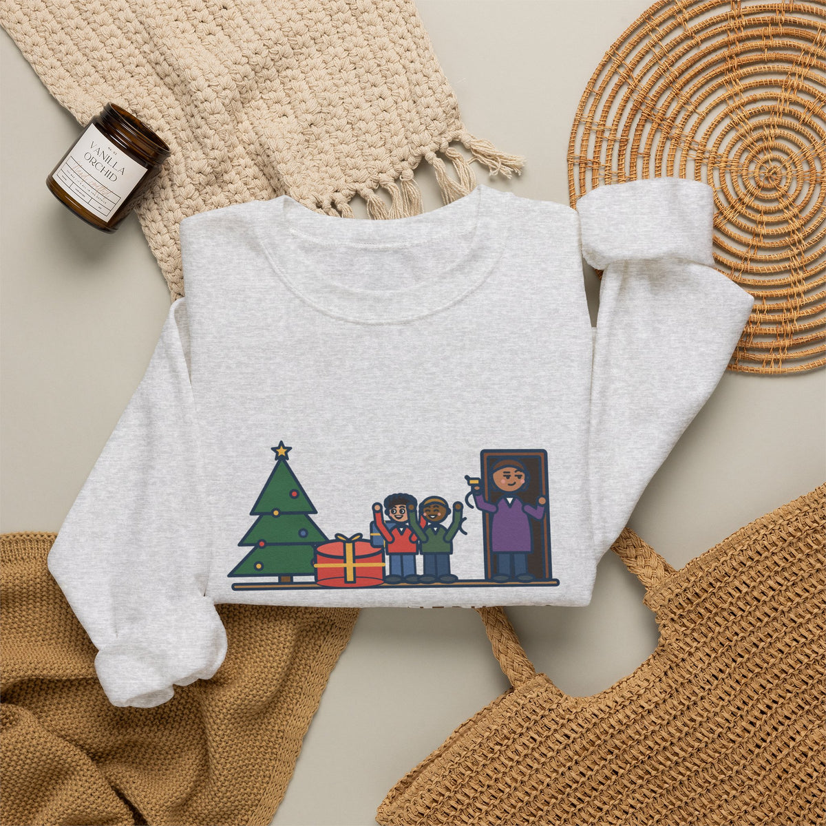 Aunt and Uncle Sweatshirt, Gave the Nephews a Drum Set, Left Before They Opened It, Funny Quick Exit Crewneck