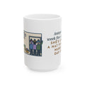 Week Five of Bed Rest, She Knitted a Hat for Every Nurse on Day Shift 15oz Mug, Large Funny Antepartum Nurse Coffee Mug