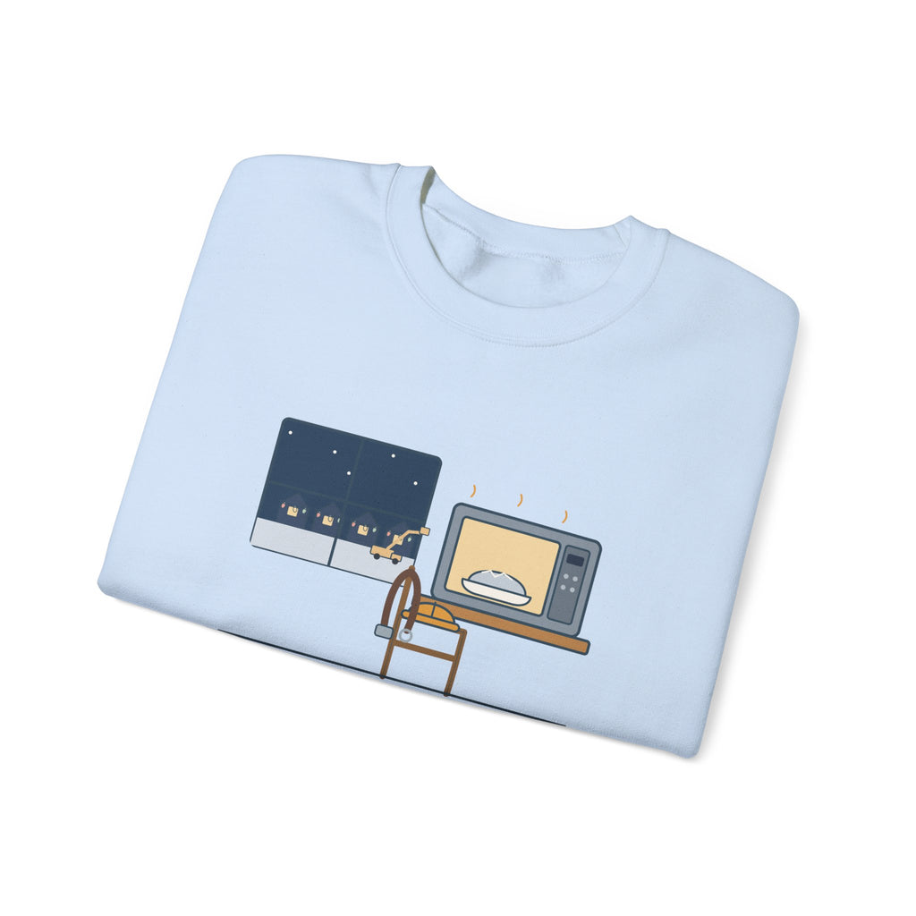 Lineman Crewneck Sweatshirt - Christmas Dinner, Reheated. Your Lights Stayed On.