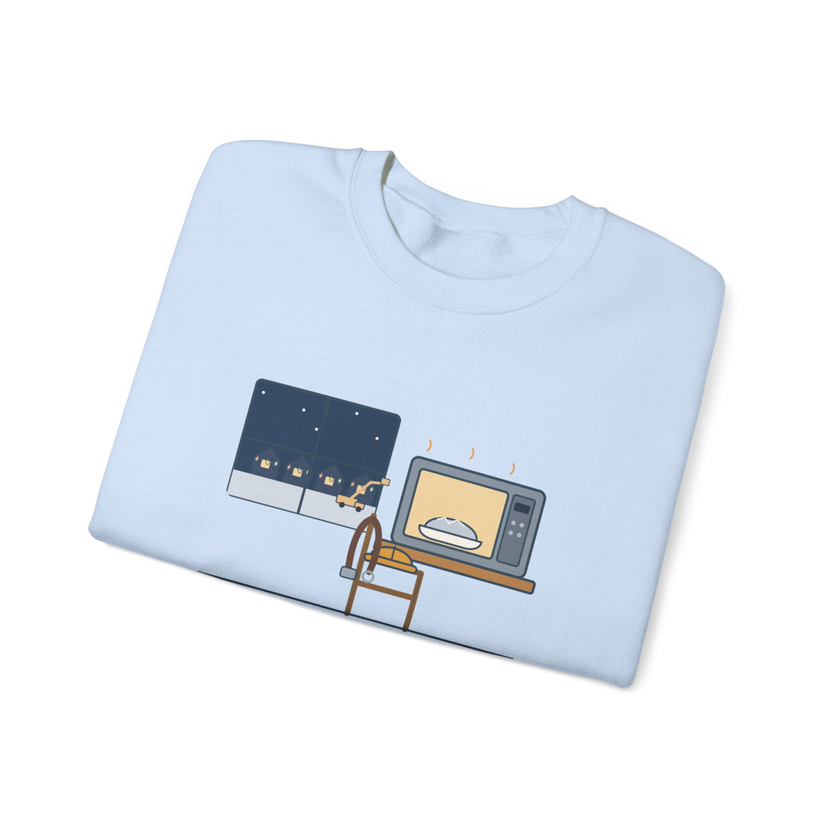 Lineman Crewneck Sweatshirt - Christmas Dinner, Reheated. Your Lights Stayed On.
