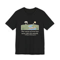 Shakespeare Quote T-Shirt, The Course of True Love Never Did Run Smooth, Love Canoe on the River Bend Tee