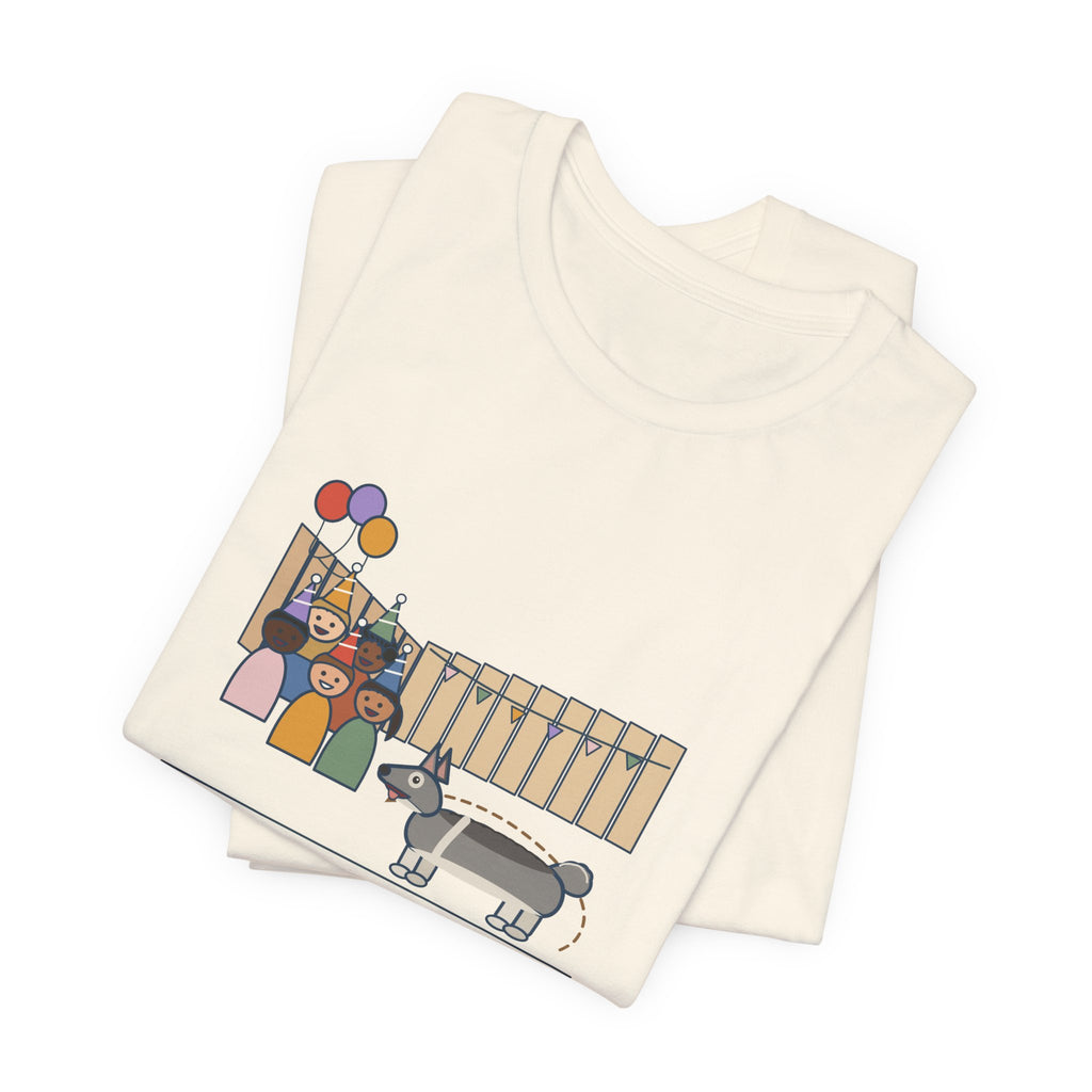 Swedish Vallhund T-Shirt - Herded the Whole Birthday Party Into One Corner