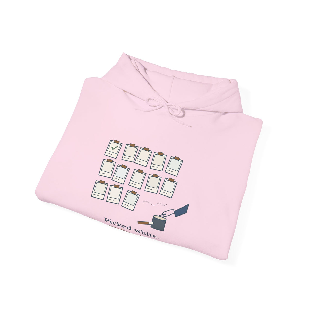 Painter Hoodie - Picked White. Then Twelve Other Whites. House Painter Sweatshirt