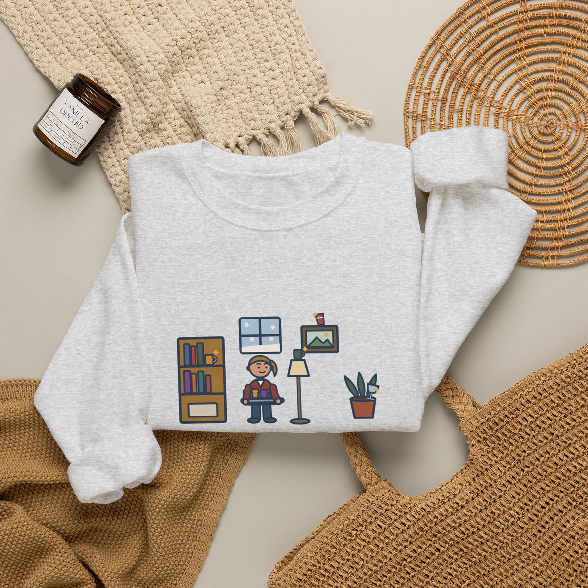 Holiday Host Sweatshirt, Hosted the Holidays, Still Finding Cups in Strange Places in January, Funny Cup Hunt Crewneck
