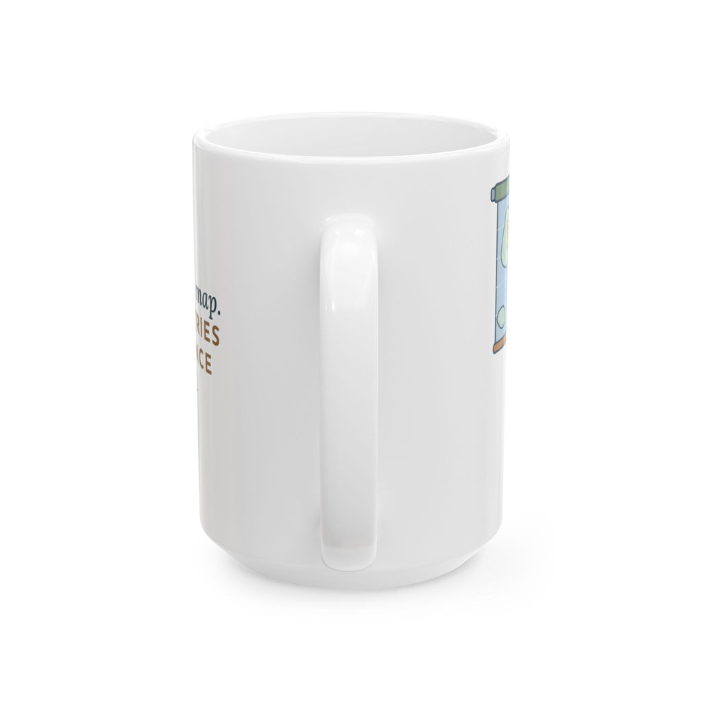 Large 15oz Geography Teacher Mug - Old Classroom Map With Three Renamed Countries