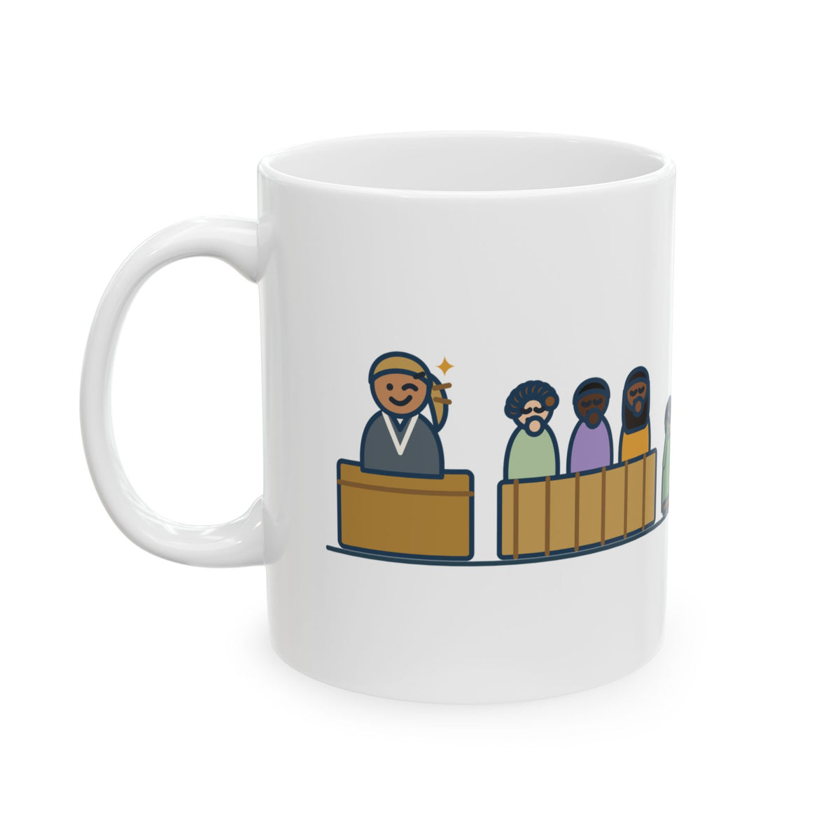 Mock Trial Coach Coffee Mug - Memorized Every Line, Then Winked
