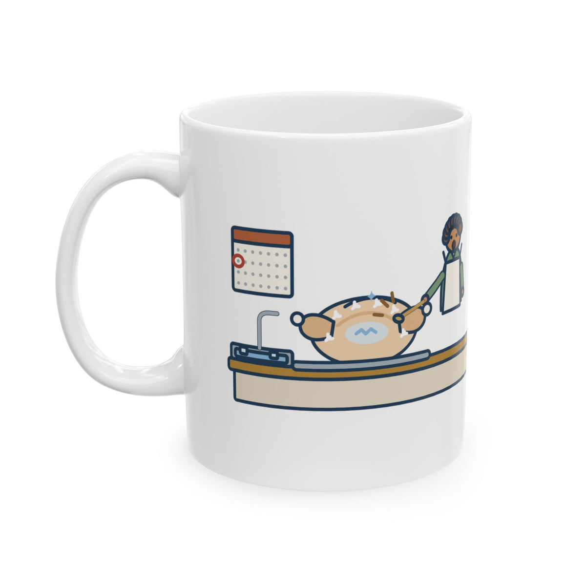 Thanksgiving Mug, Thawing Since Sunday, Still Frozen in the Middle Thursday Morning, Funny Coffee Mug 11oz