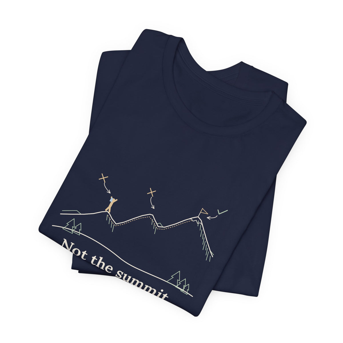 Colorado 14ers T-Shirt - Not the Summit. Not That One Either. Funny Hiking Tee