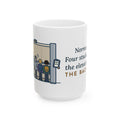 Large 15oz Sociology Teacher Mug - Elevator Norms Experiment Social Studies Teacher Gift