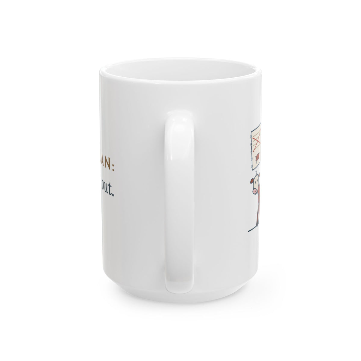Large Agriculture Teacher Mug 15oz - The Heifer Got Out, Funny Ag Teacher Coffee Mug