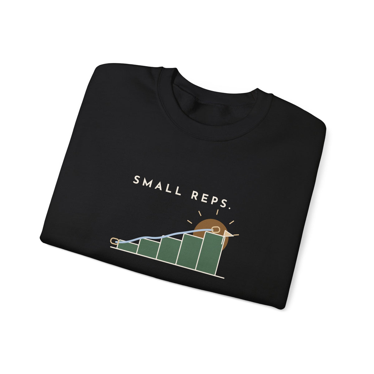 Physical Therapist and OT Crewneck Sweatshirt - Small Reps, Big Comebacks Gift