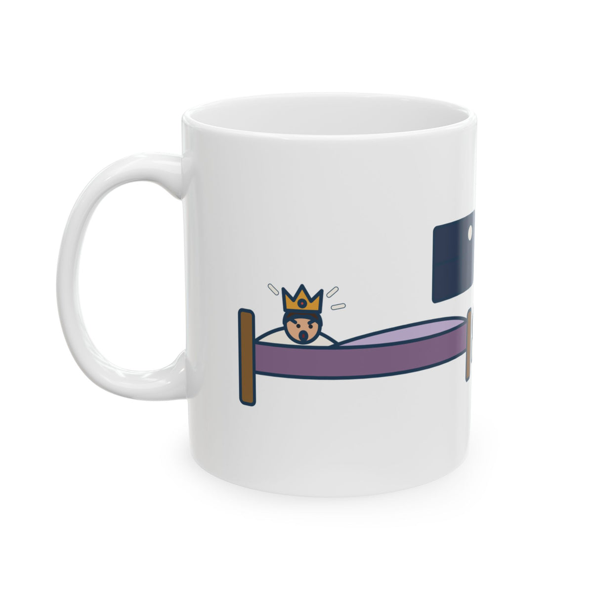 Shakespeare Quote Mug, Uneasy Lies the Head That Wears a Crown, Leadership 3 A.M. Crown Coffee Mug 11oz
