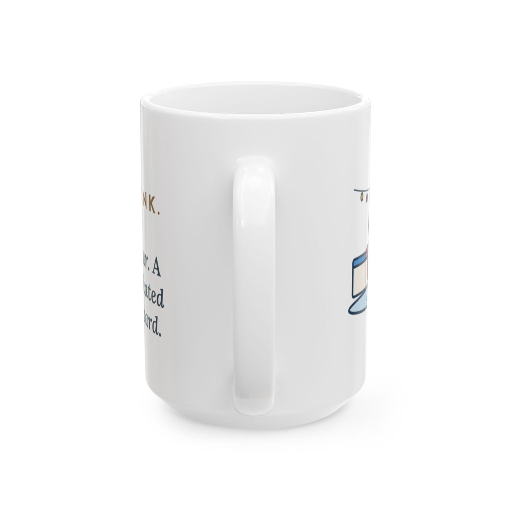 Held the Wall for an Hour, A Six-Year-Old Skated Past Me Backward 15oz Mug, Large Funny Ice Skating Coffee Mug