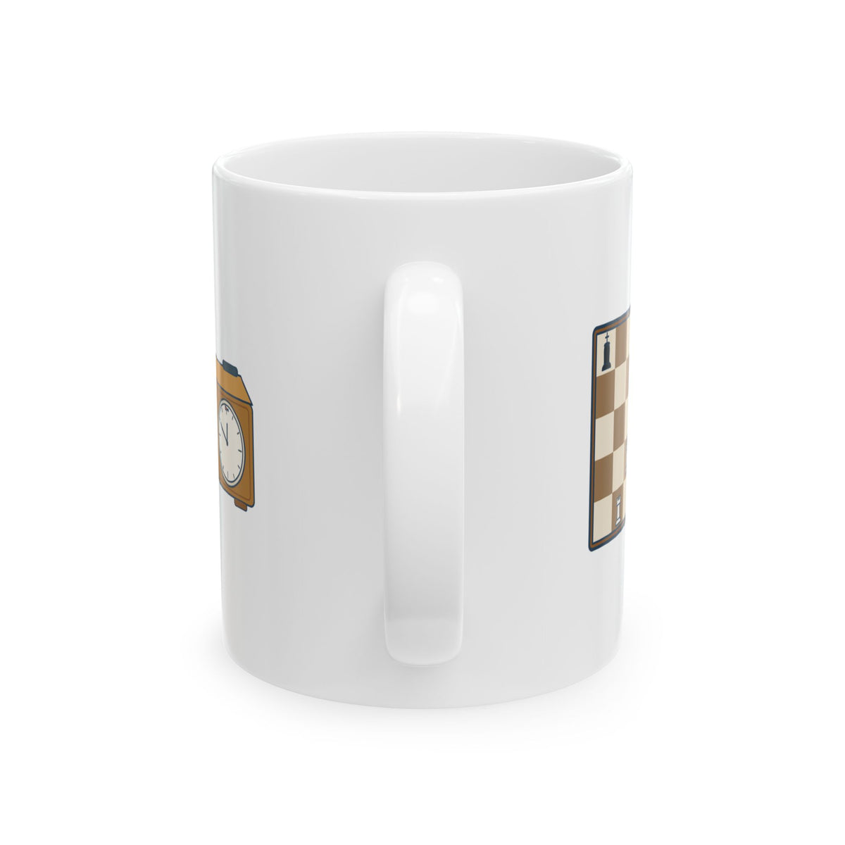 Chess Coffee Mug - Winning Position. Flag Fell. Blitz Player Gift Mug