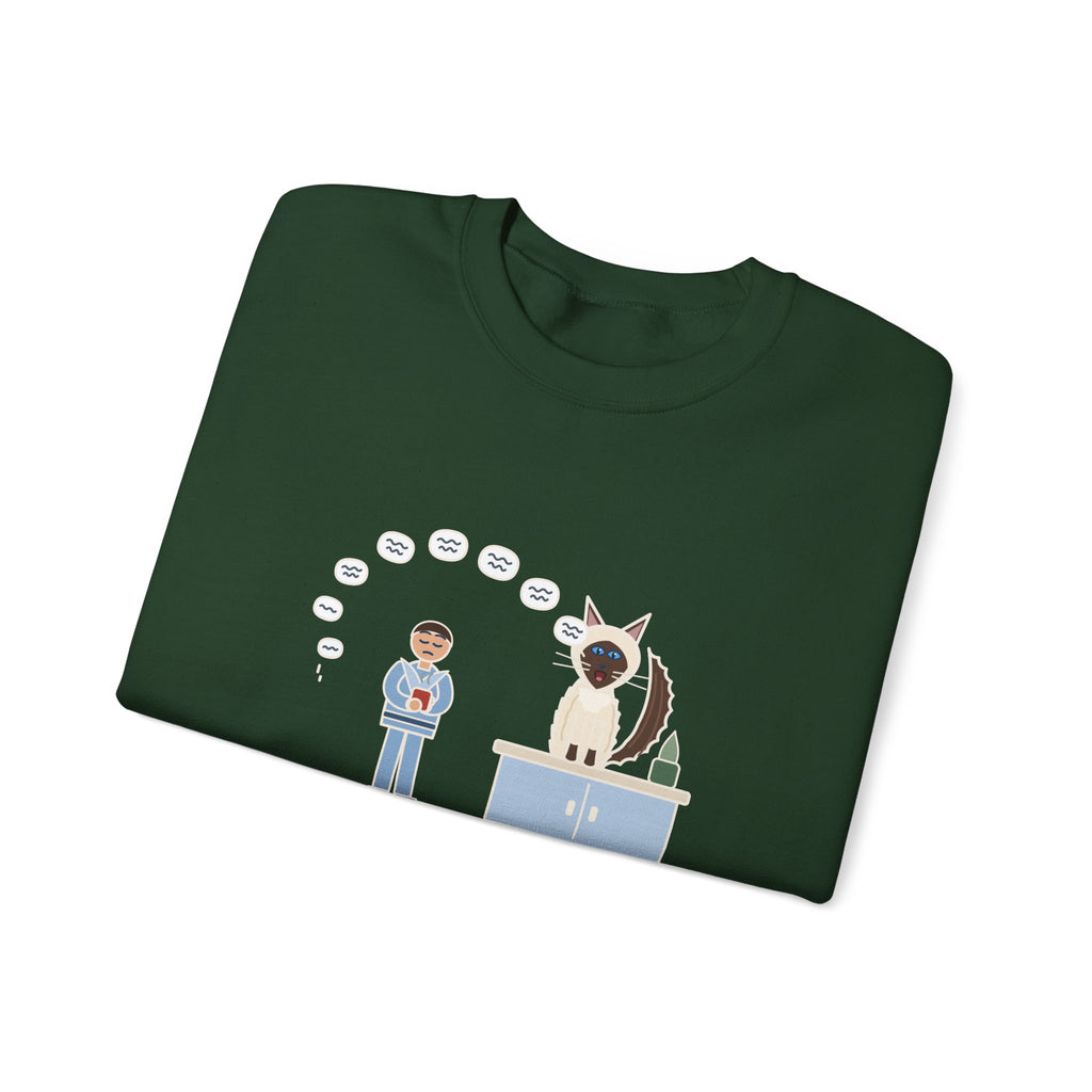 Balinese Cat Crewneck Sweatshirt - The Balinese Replied for Ten Minutes