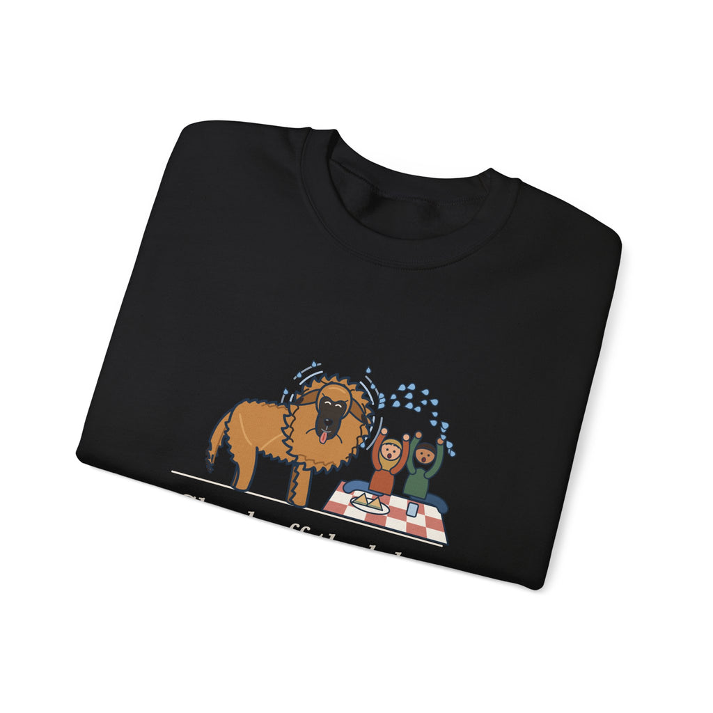 Leonberger Crewneck Sweatshirt - Shook Off the Lake Next to the Picnic