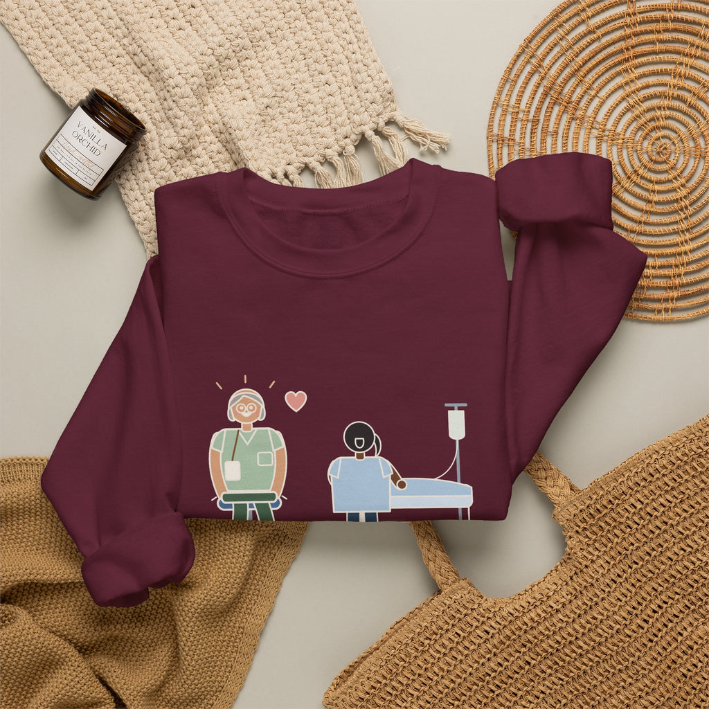 Preceptor Crewneck Sweatshirt - Sitting on My Hands. You've Got This. Nurse Mentor Gift