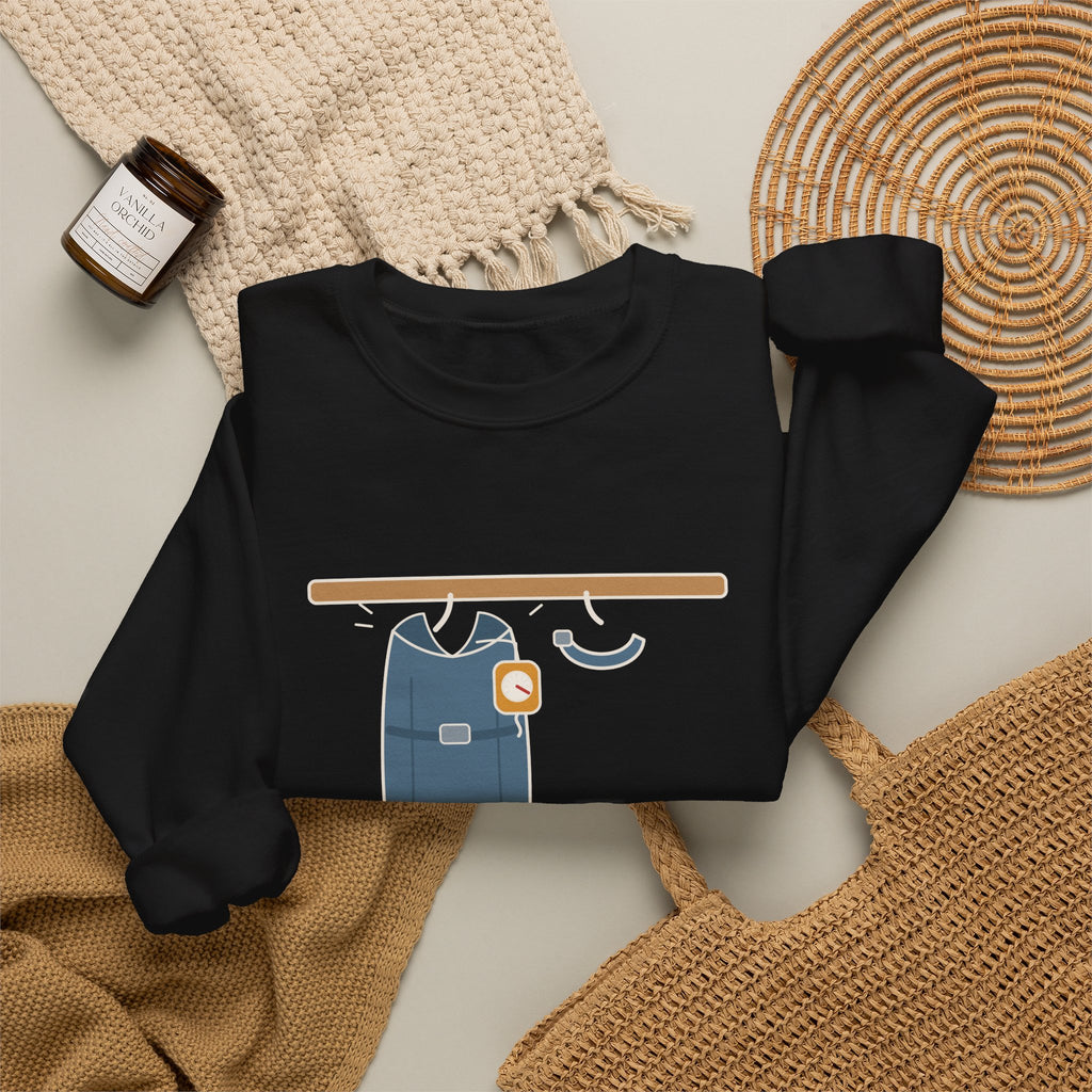 Interventional Radiology Nurse Sweatshirt - Work Apron: Fifteen Pounds of Lead, IR Nurse Crewneck