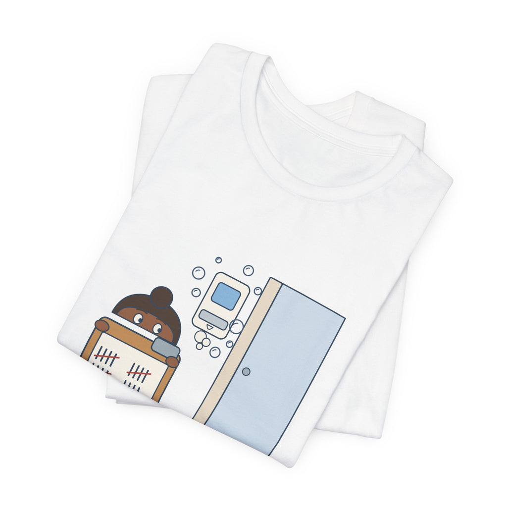 Infection Preventionist T-Shirt - Foam In. Foam Out. I'm Counting. Hand Hygiene Humor Tee