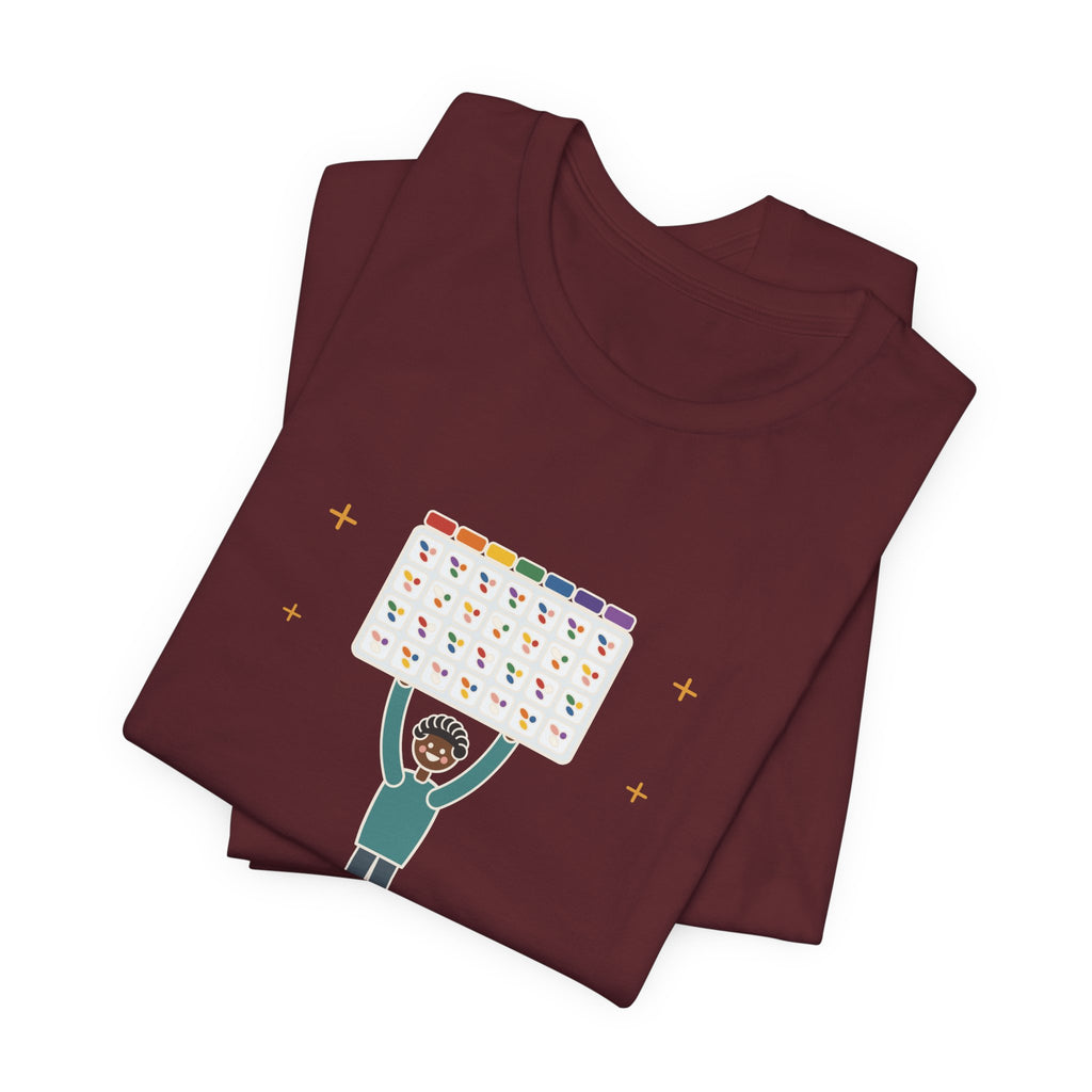 Transplant Nurse T-Shirt - Nineteen Meds. One Very Organized Pill Box. Transplant Nursing Tee