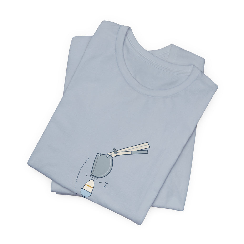 Heavy Equipment Operator T-Shirt - Gentle Enough to Crack an Egg With the Bucket