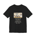 Funny Thanksgiving T-Shirt, Nine People, Six Pies, Grandpa Tried a Sliver of Every One Twice, Pie Table Tee