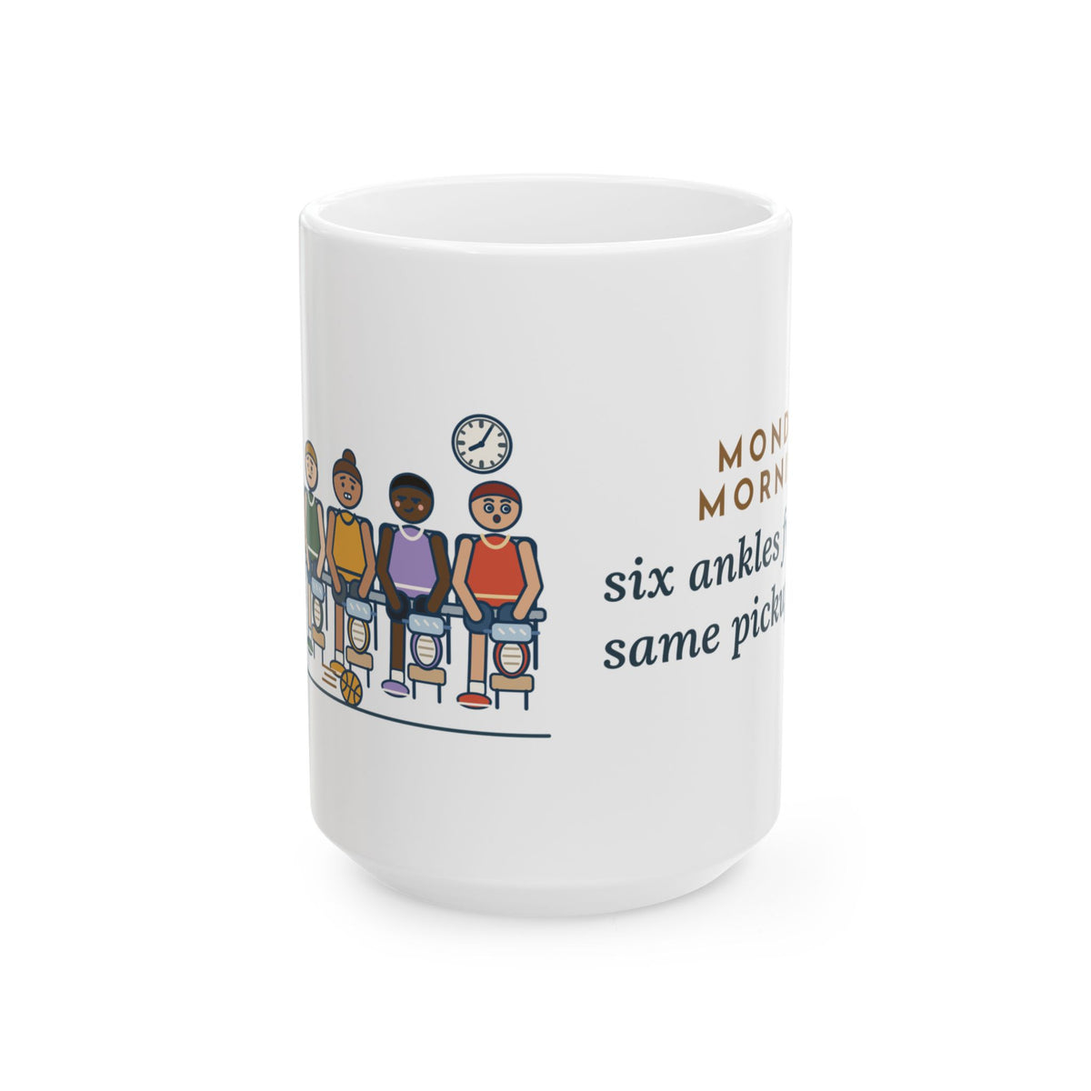 Large 15oz Urgent Care Nurse Mug - Monday Morning, Six Ankles