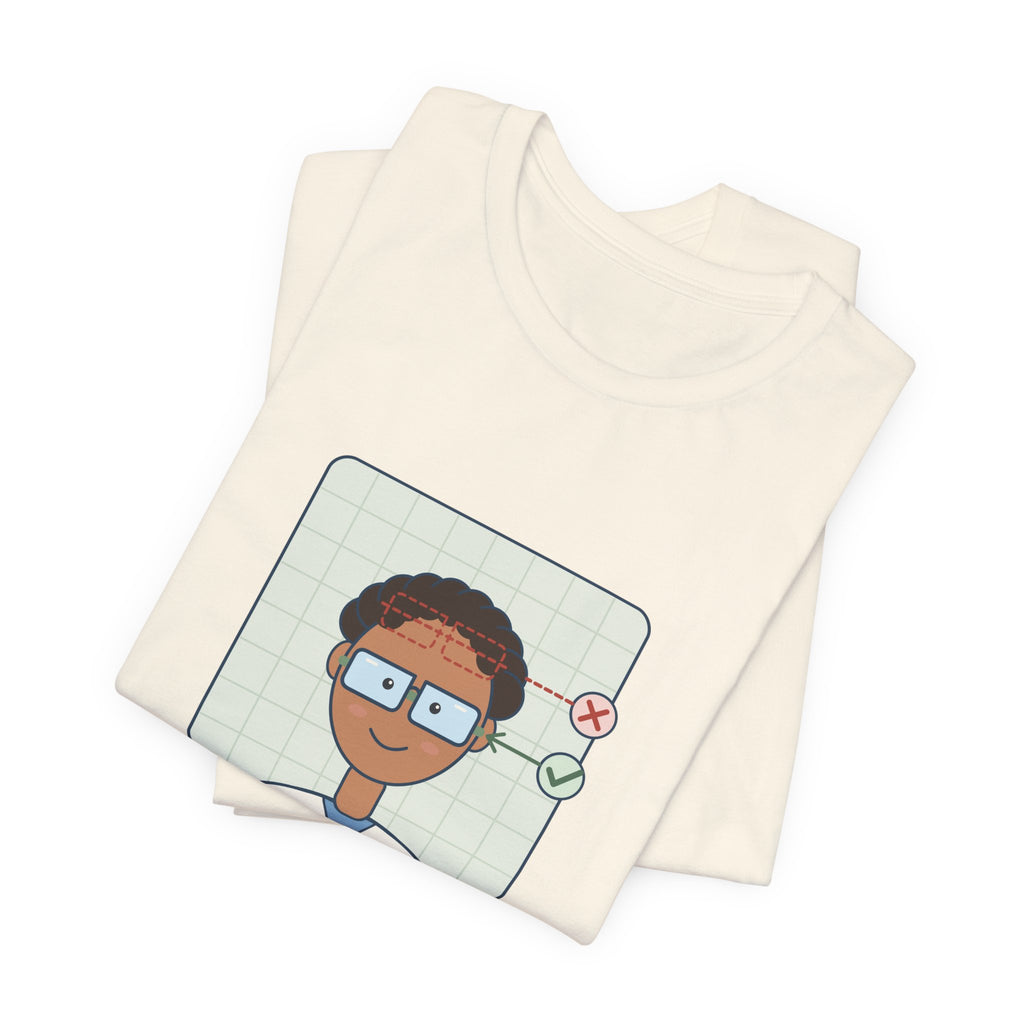 Science Teacher T-Shirt - Goggles Go on Your Eyes, Not Your Forehead Lab Teacher Tee