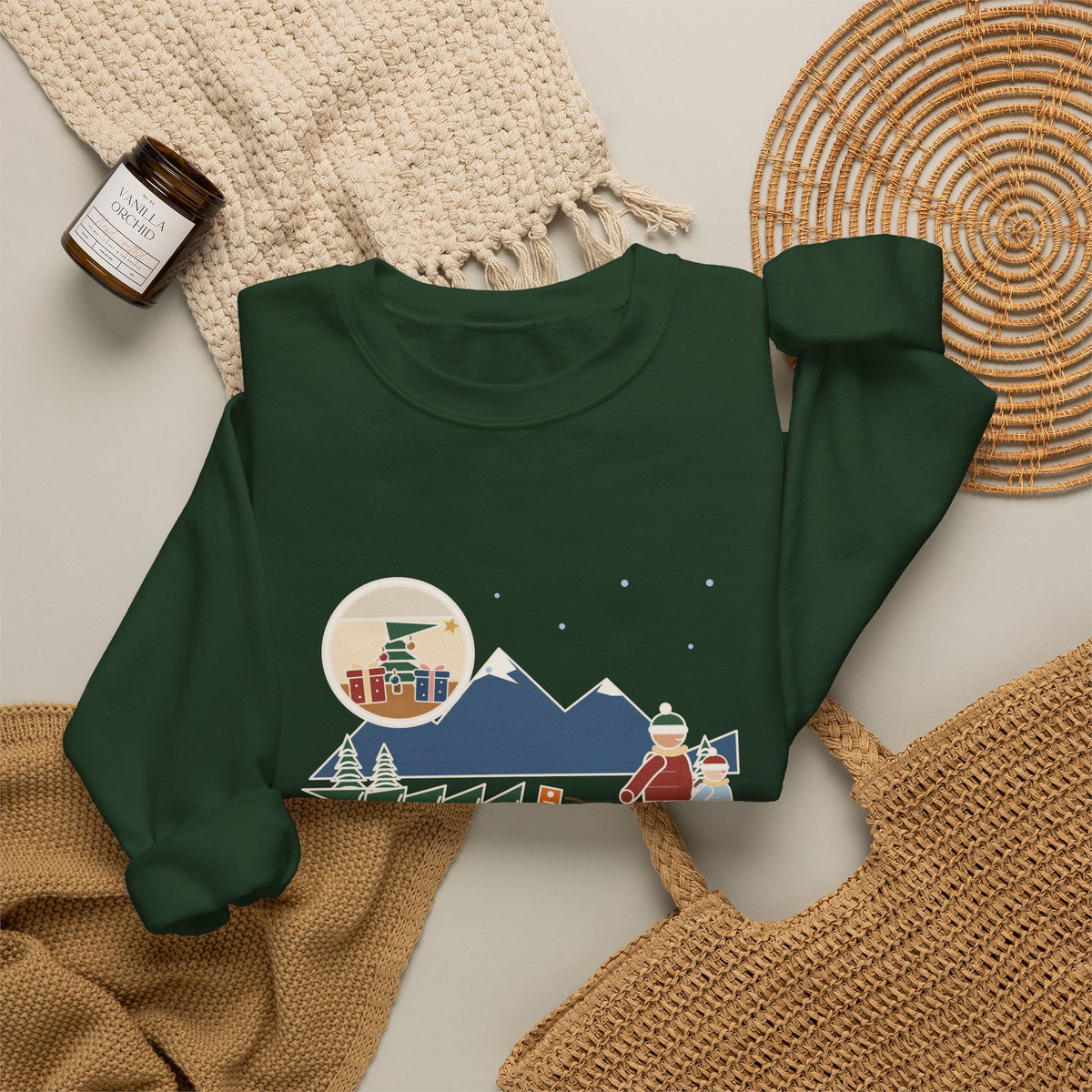 Colorado Christmas Tree Crewneck Sweatshirt - Eleven-Foot Permit Tree, Nine-Foot Ceiling